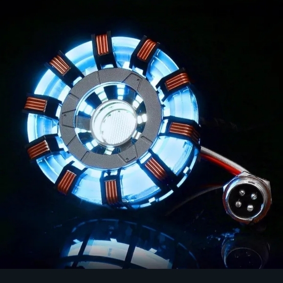 1:1 Arc Reactor MK2 DIY Model Kit LED Chest Lamp USB Movie Props iron man - Picture 3 of 9